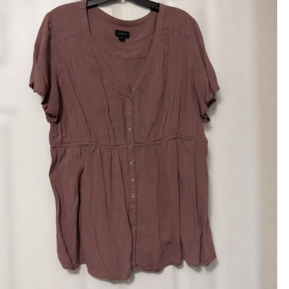 Mauve Torrid Top, Size 2